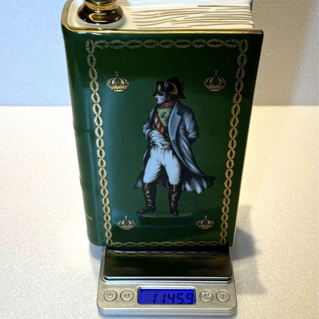 カミュ ナポレオンブック 緑 コニャック ブランデー 陶器ボトル