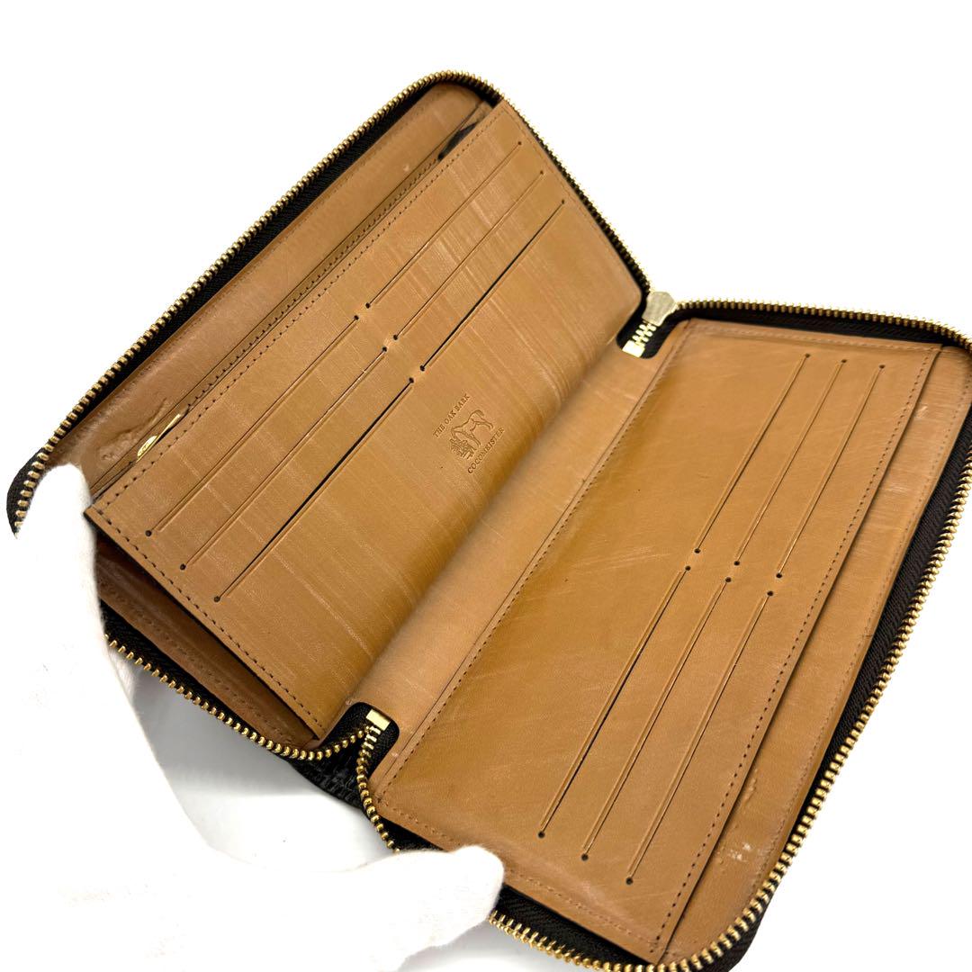 ☆極美品☆ココマイスター ザオークバーク ラウンドジップ 長