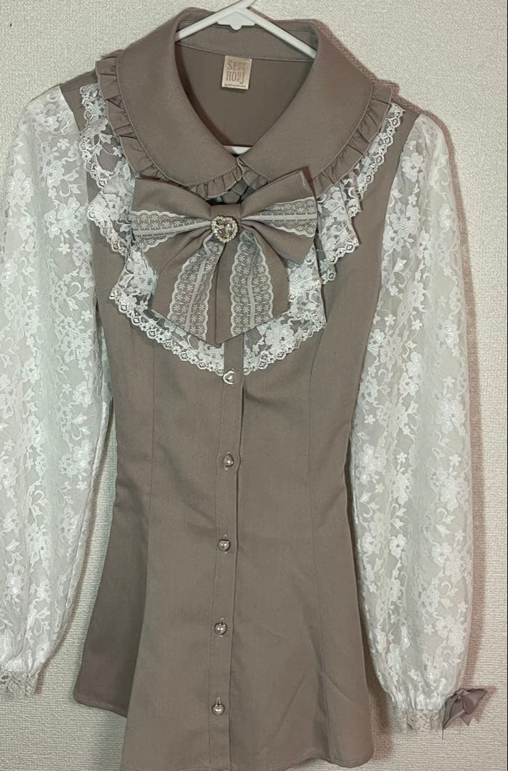 Secret Honey レースワッフルセットアップピンク SIZE Secret Honey