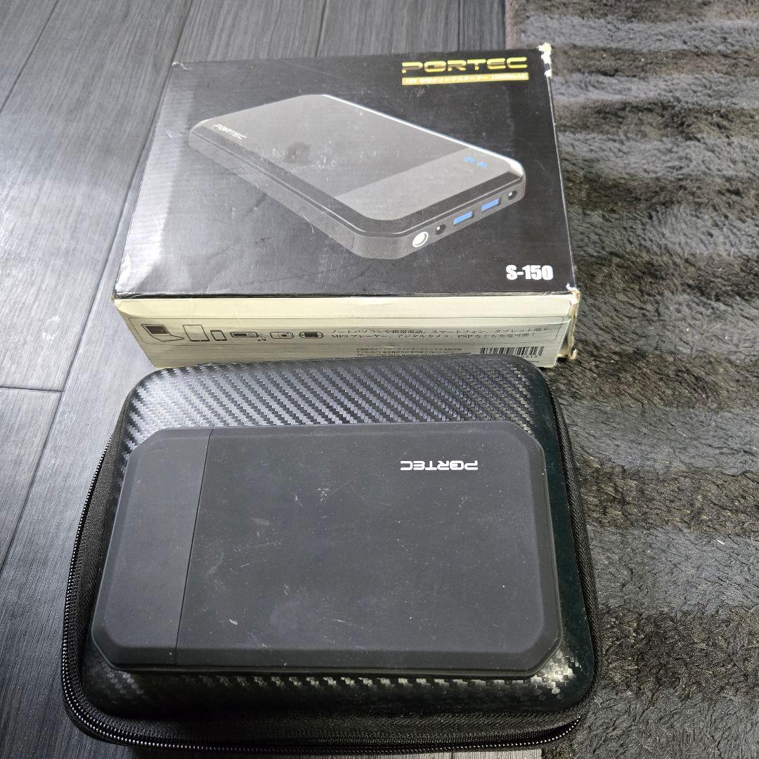 PORTEC S-150 ポータブルバッテリー 4,500円