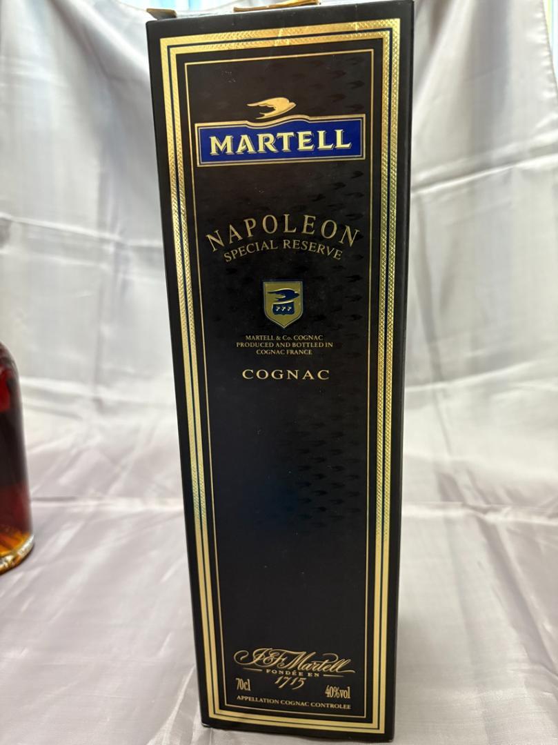 E:MARTELL NAPOLEON SPECIAL 箱付き Martell Napoleon Special Reserve Cognac 70cl / 40