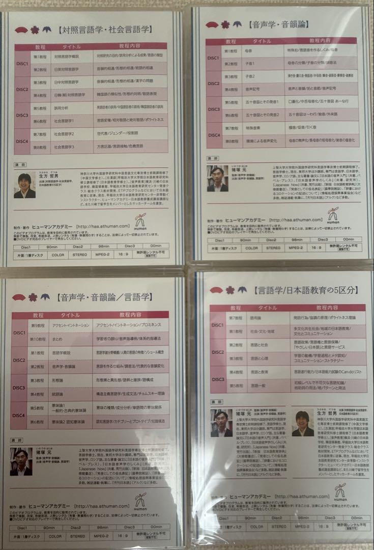 日本語教師養成講座 DVDテキスト セット