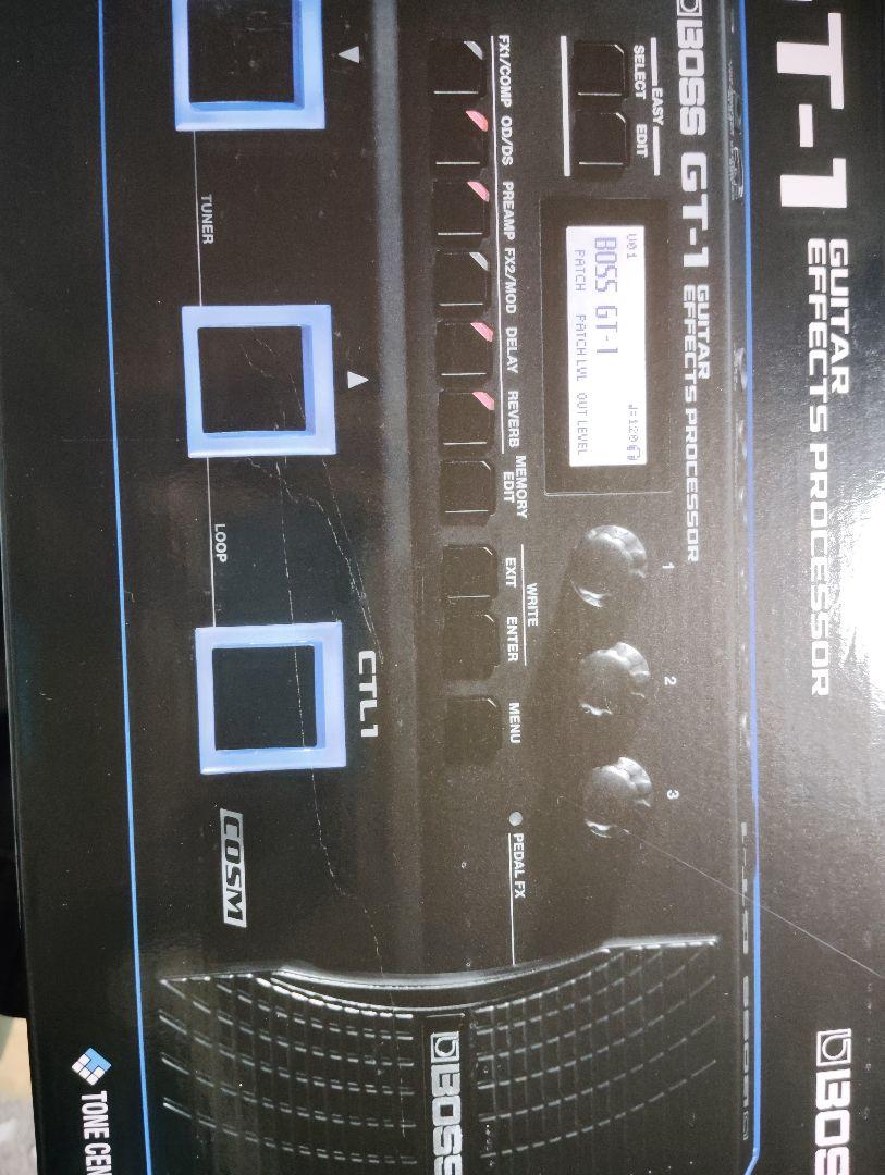 BOSS GT-1 ギターマルチエフェクト アダプター付き - メルカリ