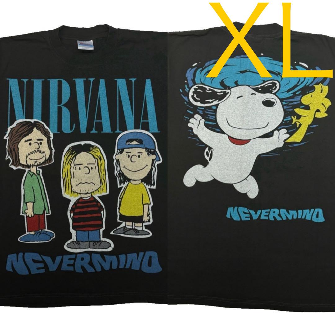 ラスト NIRVANA ニルヴァーナ スヌーピー SNOOPY tシャツ XL 新品 早い者勝ち NIRVANA ニルヴァーナ SNOOPY スヌーピー XL
