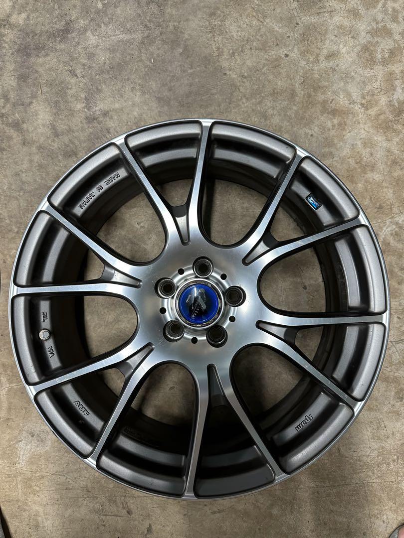 Weds レオニス 02 18インチ 7j + 47 P.C.D100