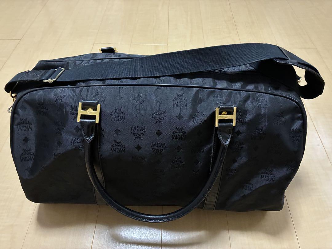 MCM ブラック ボストンバッグ