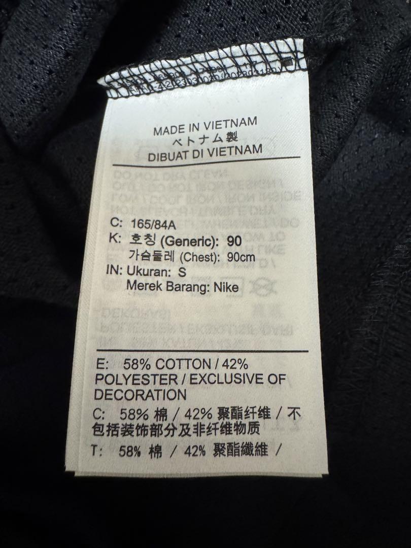 Stussy Nike Dri Fit Mesh Jersey 黒　S