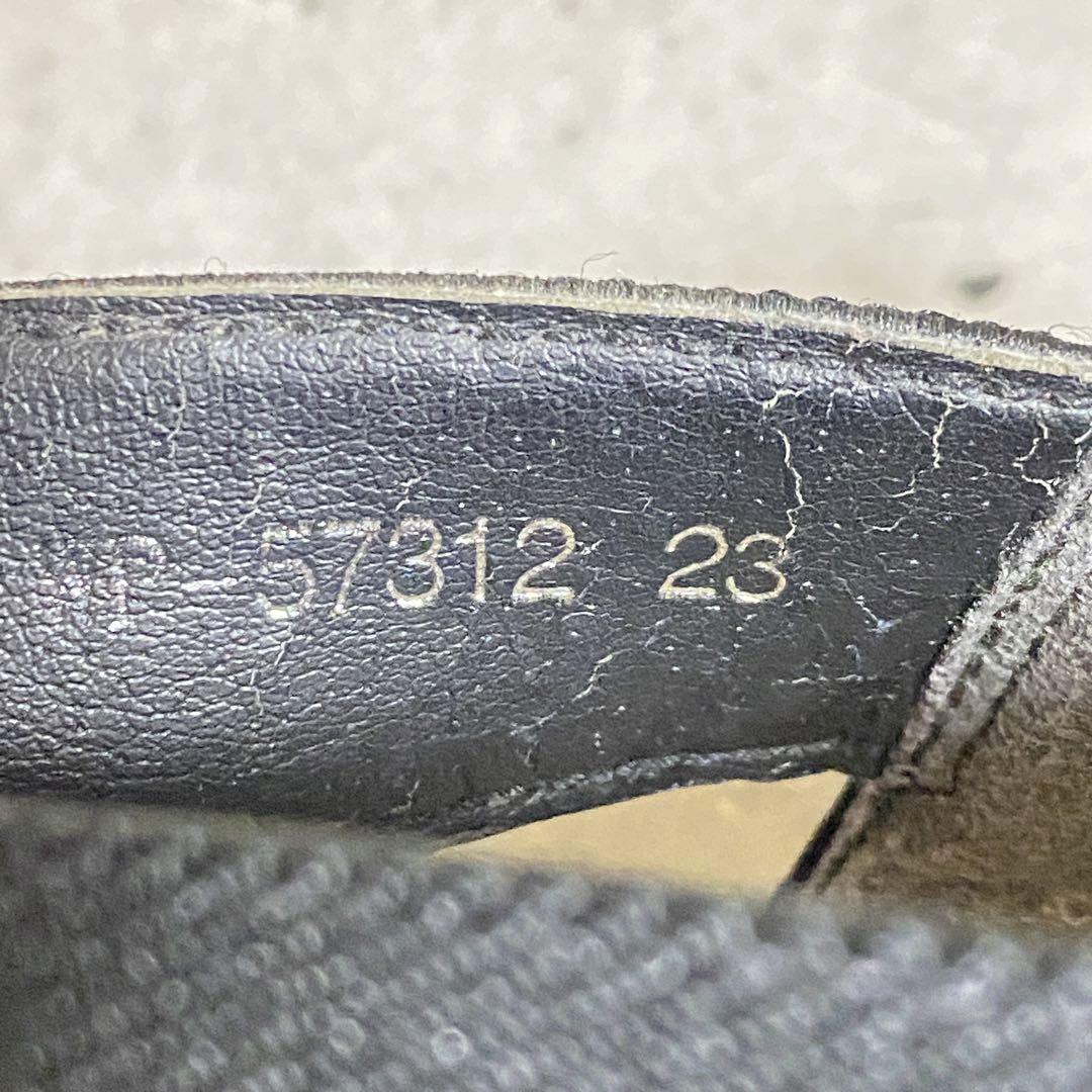 DIANA ダイアナ 黒 クロスストラップ ウェッジソール サンダル 23 新品 DIANA】クロスストラップ サンダル（23）ウェッジソール