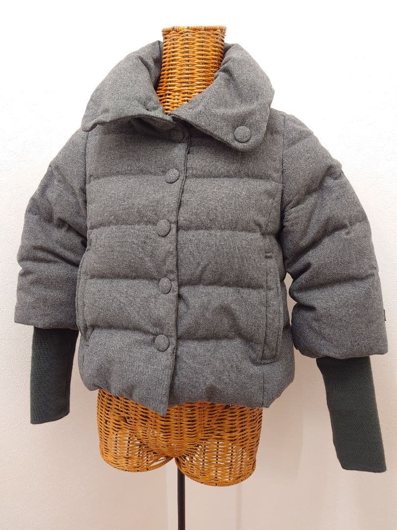 タトラス グレー ショート丈 ダウンジャケット サイズ1