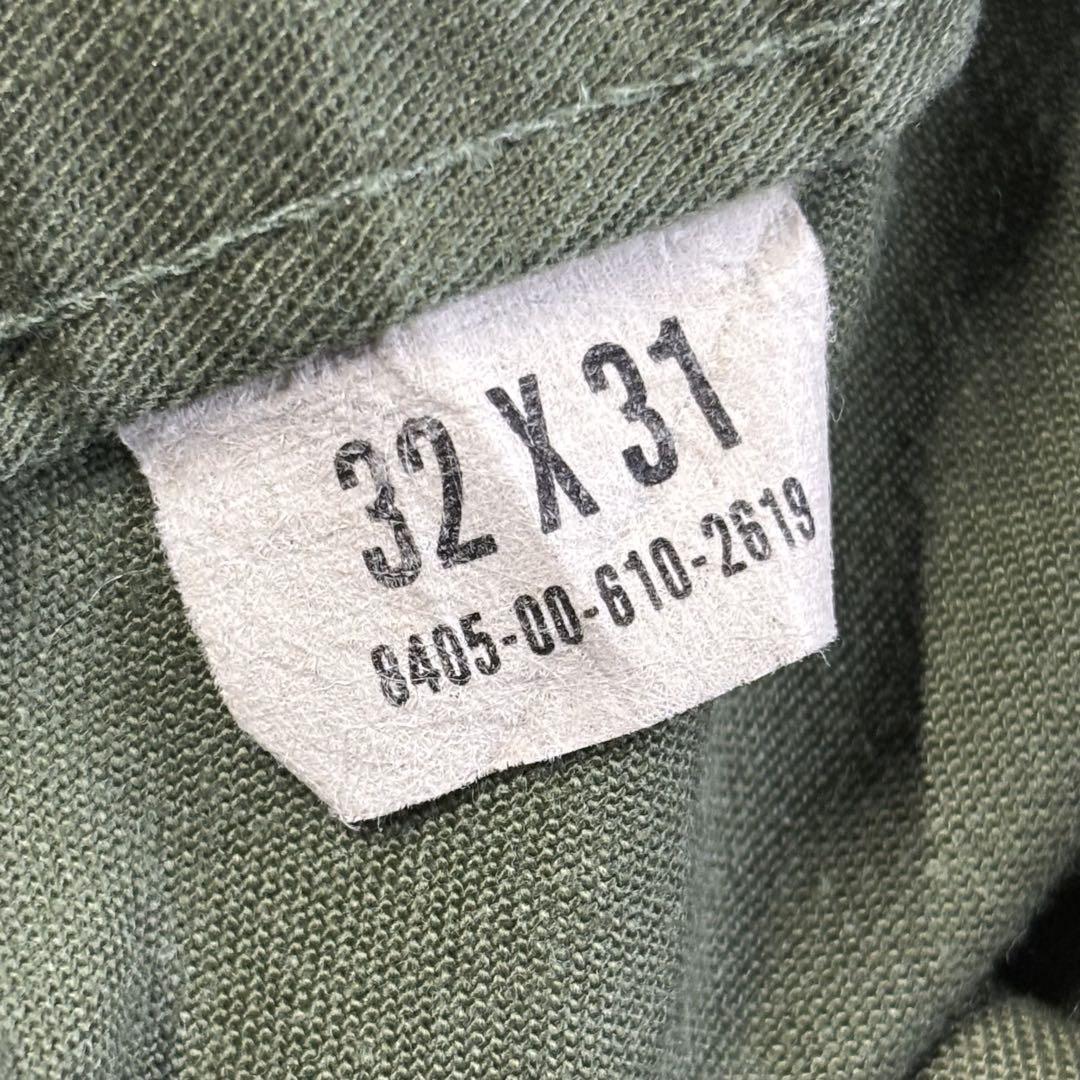 1982 US Army ベイカーパンツ32 x 31 OG507