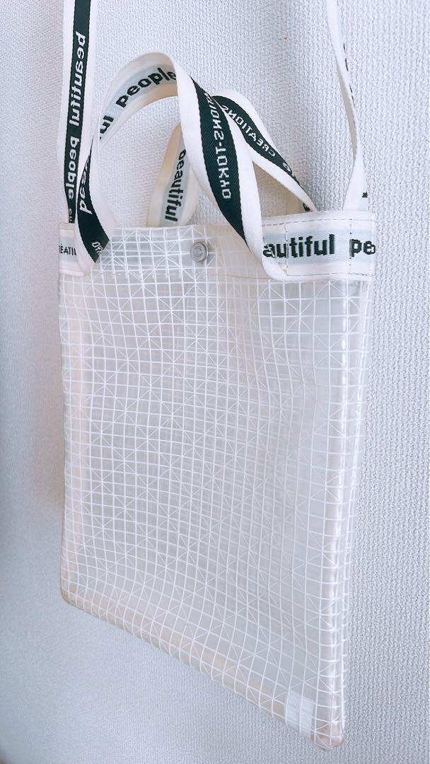 美品　beautiful people メッシュトートバッグ