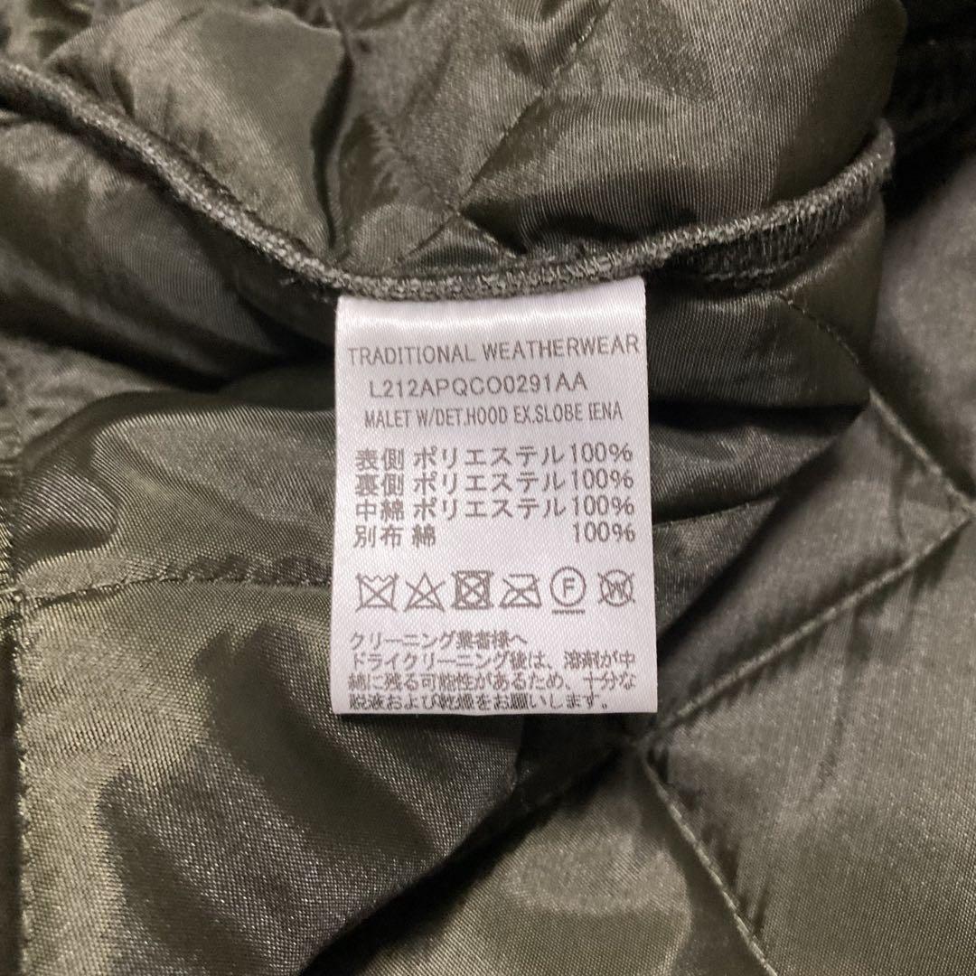 美品　トラディショナルウェザーウェア　イエナ　別注MALET/DET コート