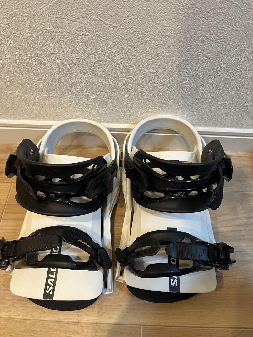 SALOMON スノーボード ビンディング ホワイト/ブラック サロモン（SALOMON）22-23 スノーボード ビンディング