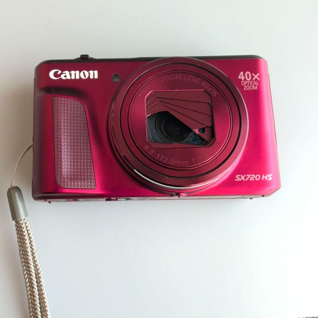 【難有】Canon デジタルカメラ PowerShot SX720 HS レッド