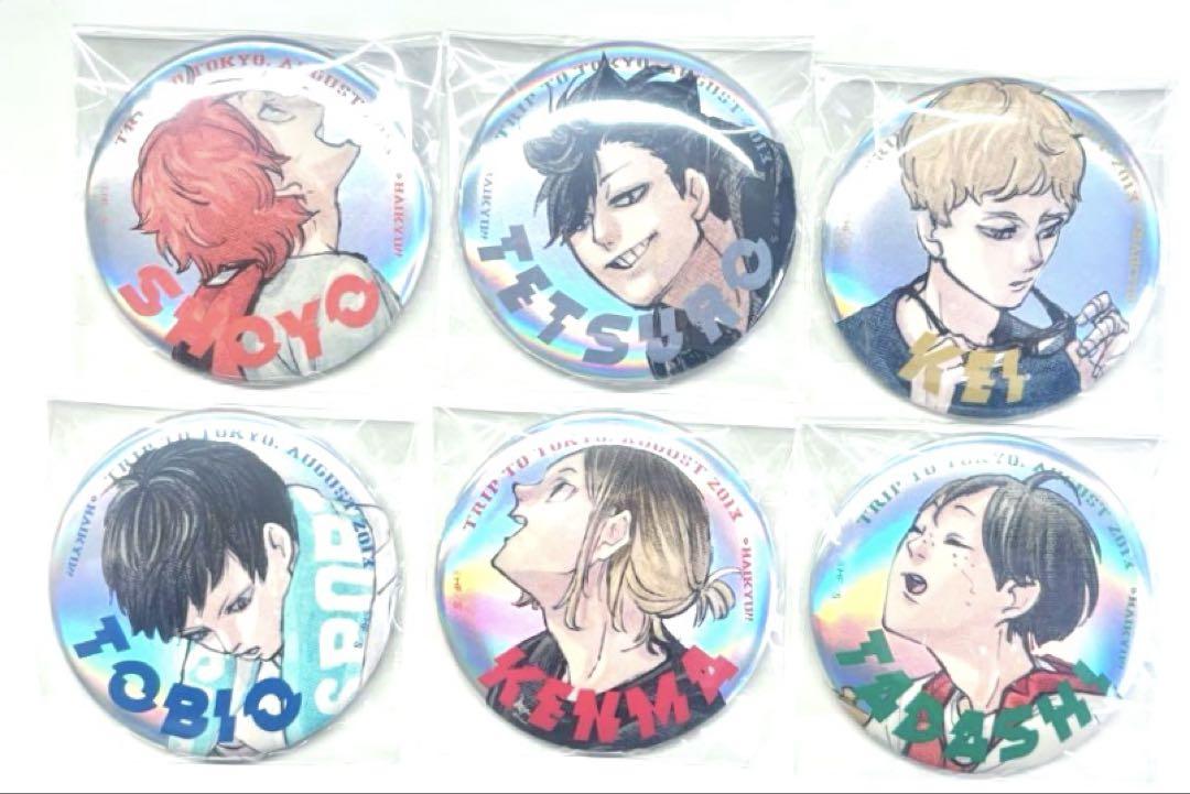 ジャンプGIGA ハイキュー 東京遠征2013夏 缶バッジ6種セット x5組 ジャンプGIGA ハイキュー 東京遠征2013夏 缶バッジ6種セット x5組