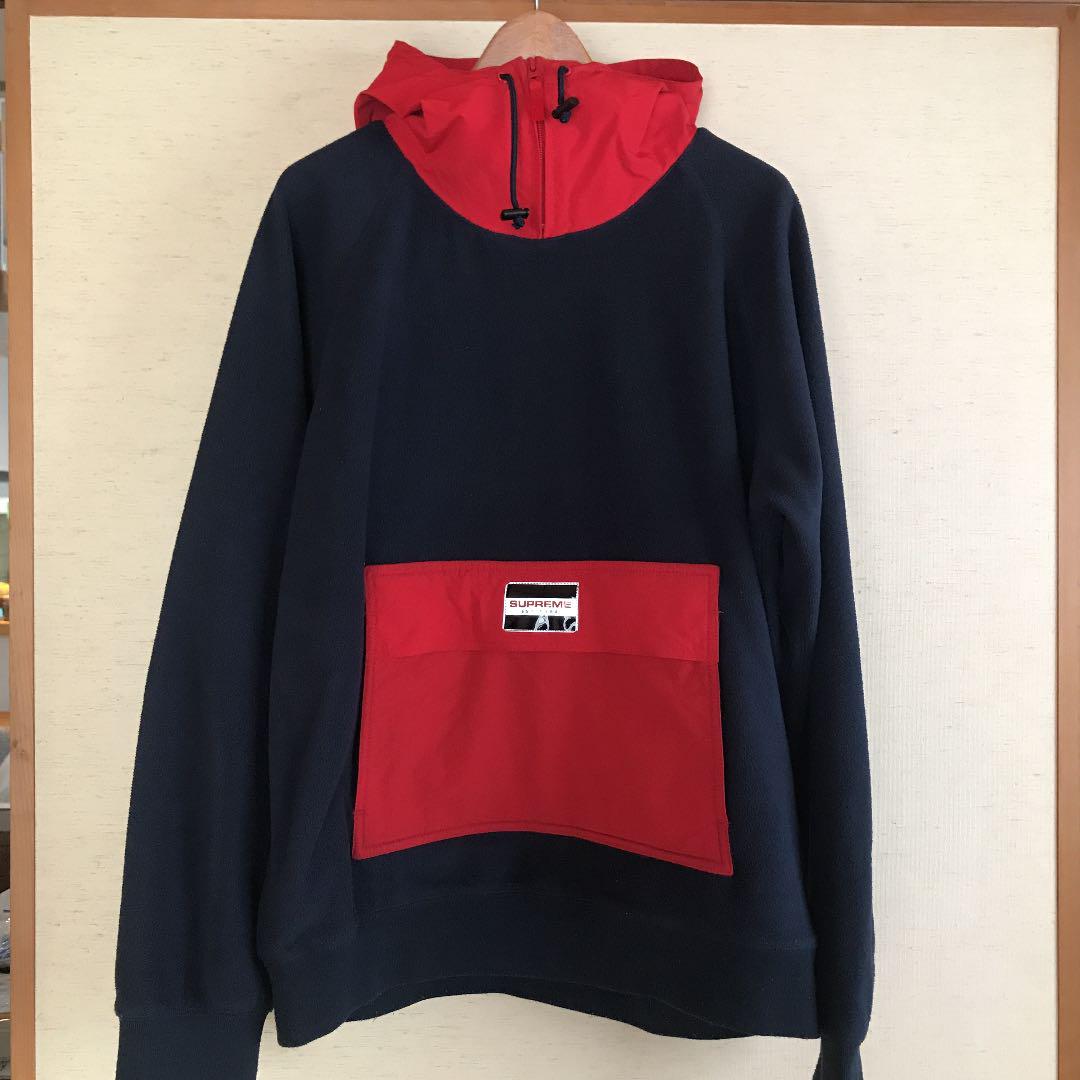 ポケットの supreme 13aw freece pullover フリース パーカー 8kMcJ-m93697988944 しても