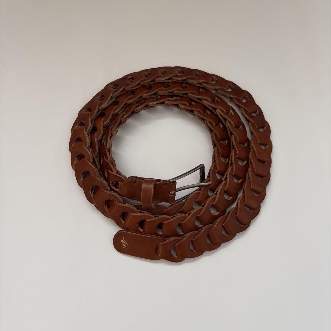 【最安値】Llife LEATHER CHAIN BELT