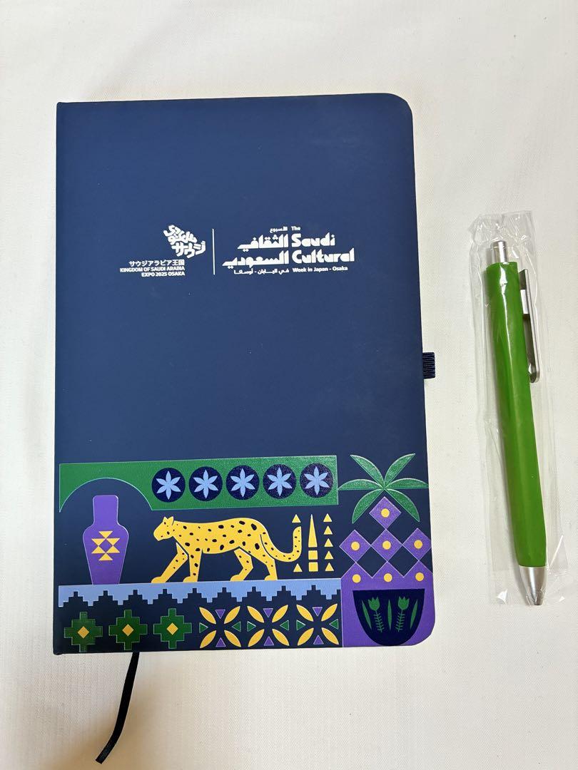 大阪関西万博　サウジアラビア　トートバック　トートバッグ　ノート 新品】関西万博 サウジアラビア4点セット トート ノート