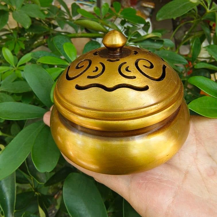 香炉 銅器 稀少品 茶道具 重厚 極細工 工芸品 美術品 置物 仏事