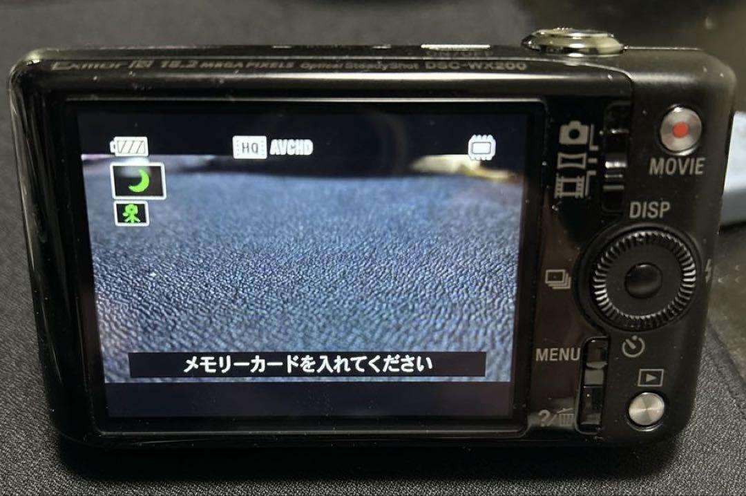 SONY DSC-WX200 ブラック ソニー デジカメ カメラ　美品動作確認済