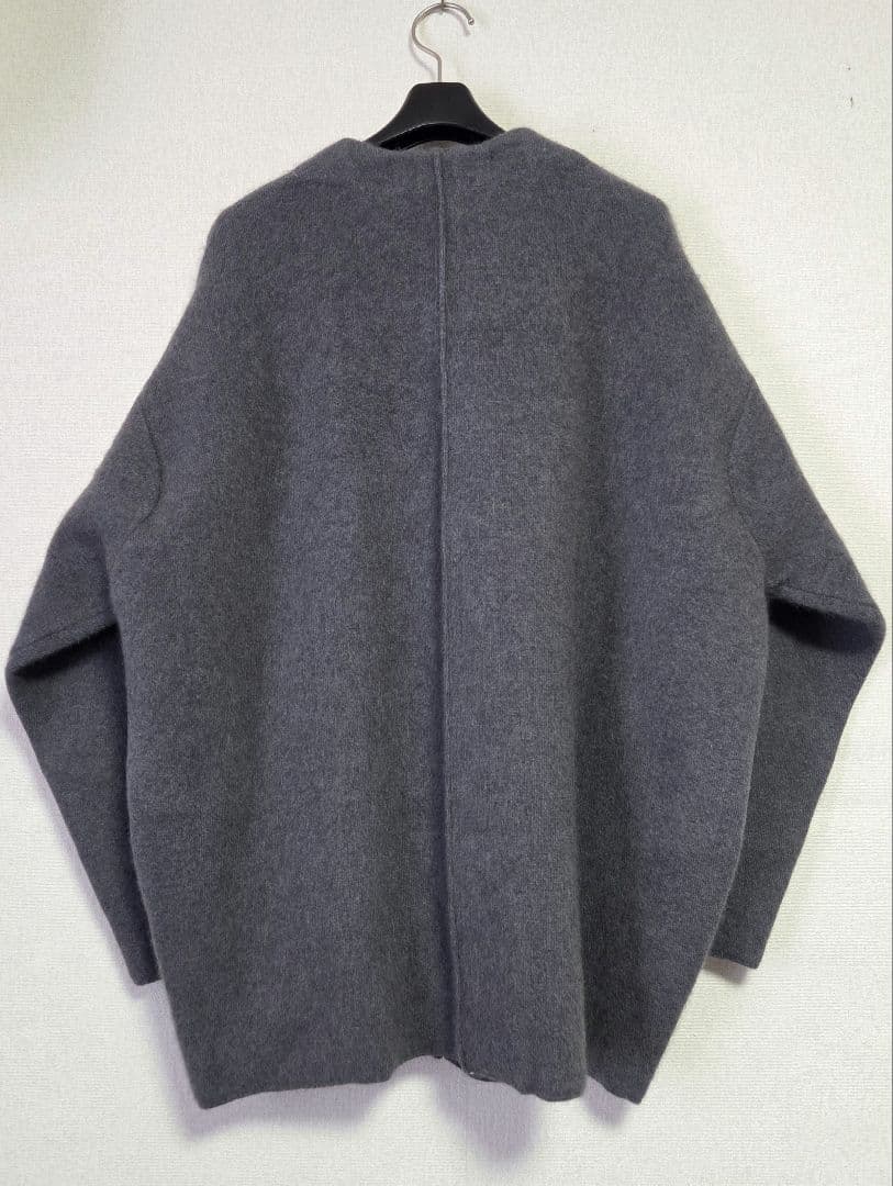 ダブルフェイスコクーンカーディガン ダブルフェイスコクーンカーディガン