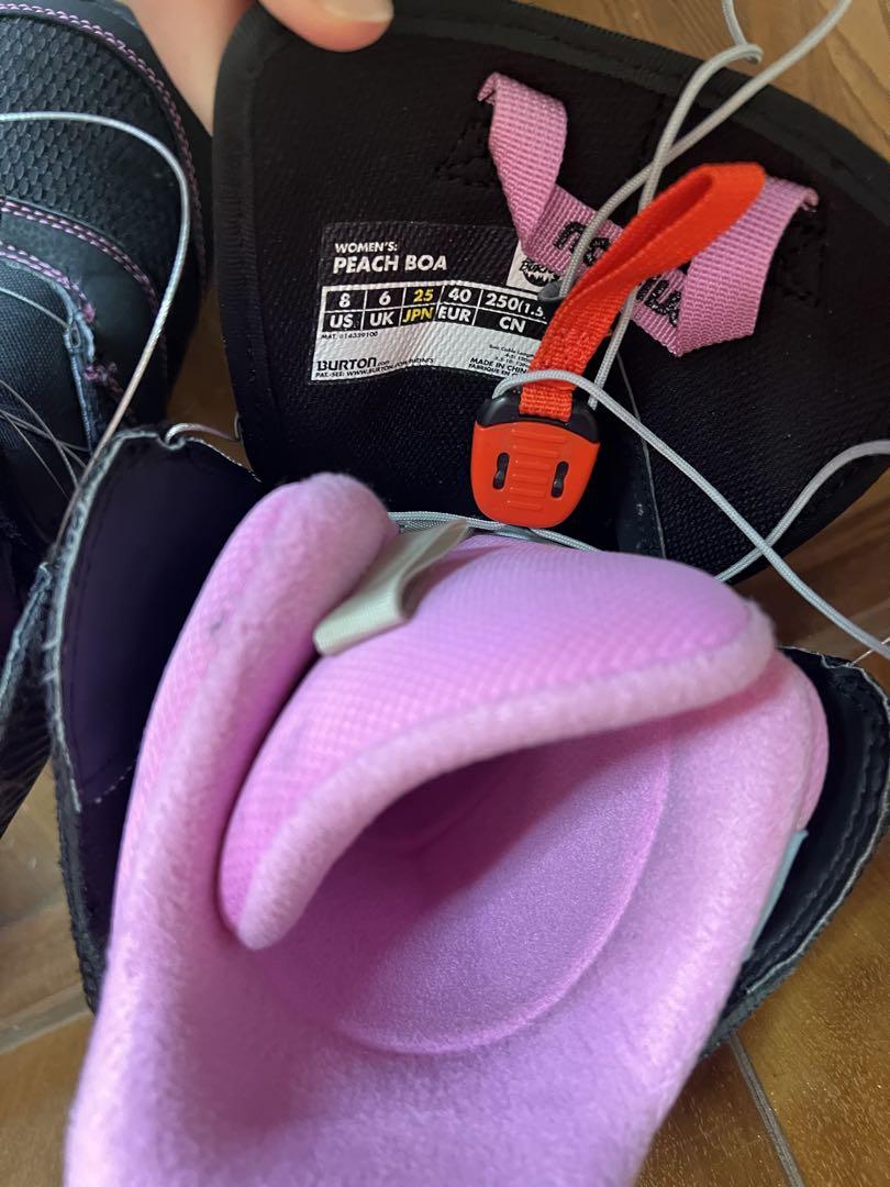 BURTON PEACH スノーボードブーツ ブラック/ピンク