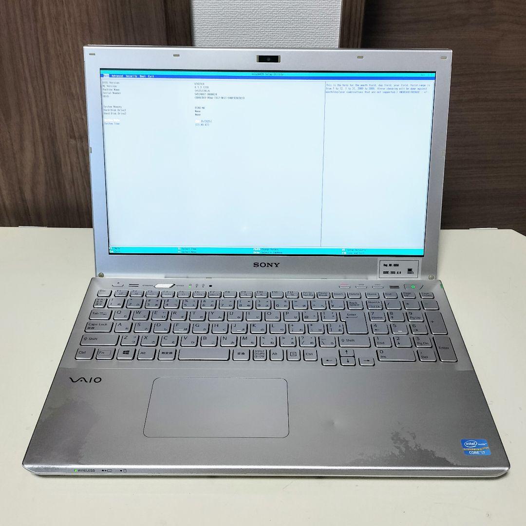 SONY VAIO Corei7 メモリ12GB SSD512GB ブルーレイ - メルカリ