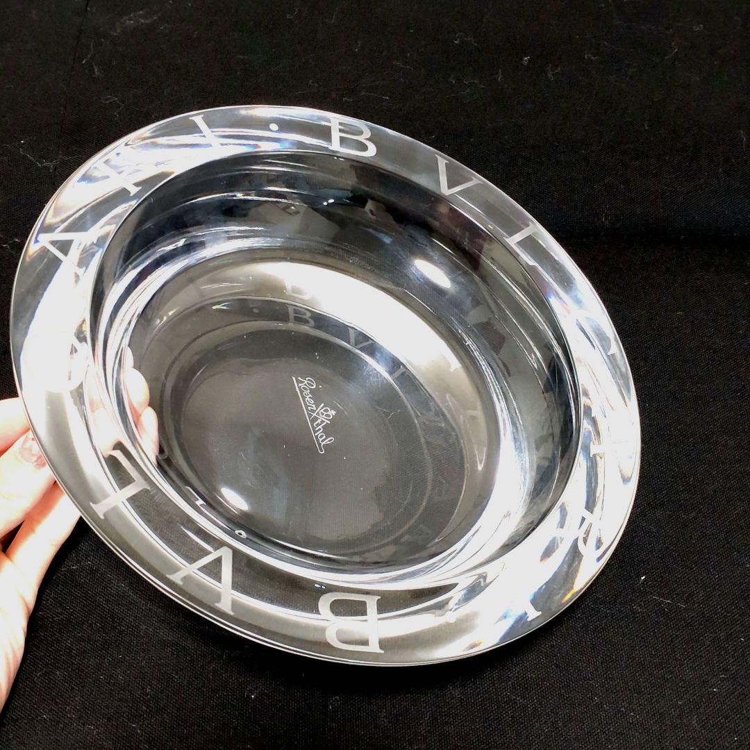 54%OFF!】 BVLGARI ブルガリ×ローゼンタール クリスタルガラス 灰皿