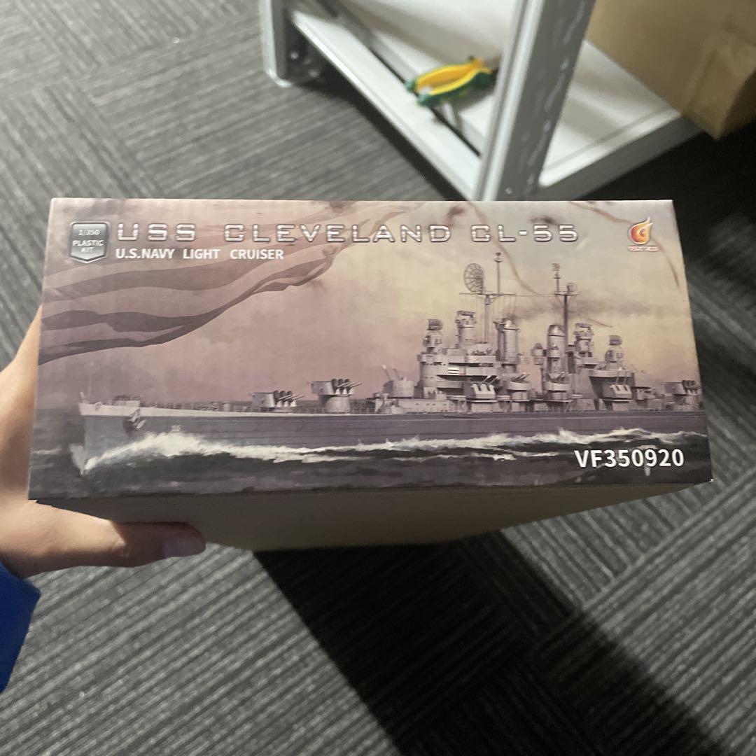 USS Cleveland CL-55 1/700模型キット