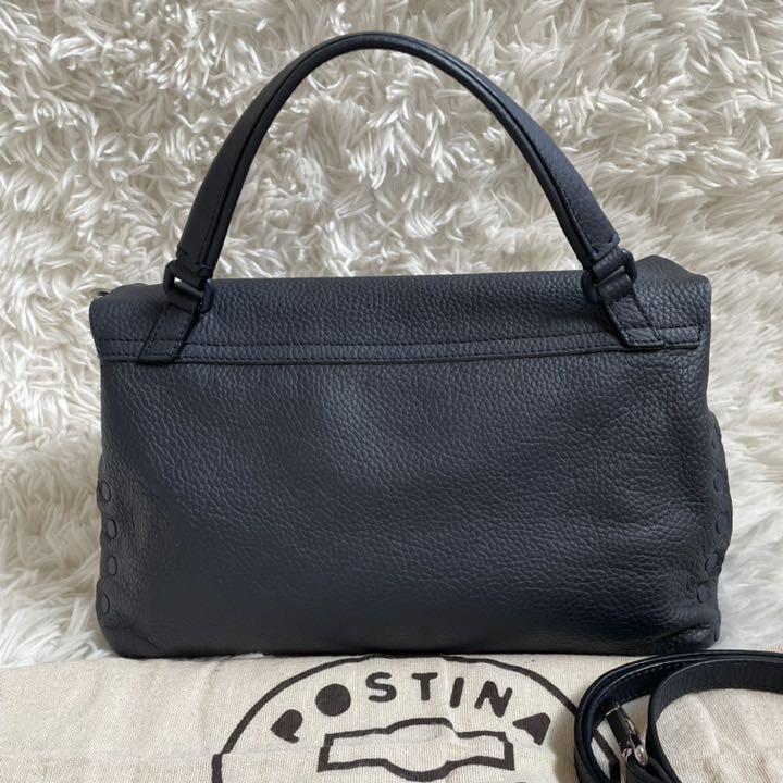 低価再入荷 保存袋付 美品✨ザネラート ポスティーナS 2way ショルダーバッグ シボ革 LqOJP-m93716500608 得価限定品