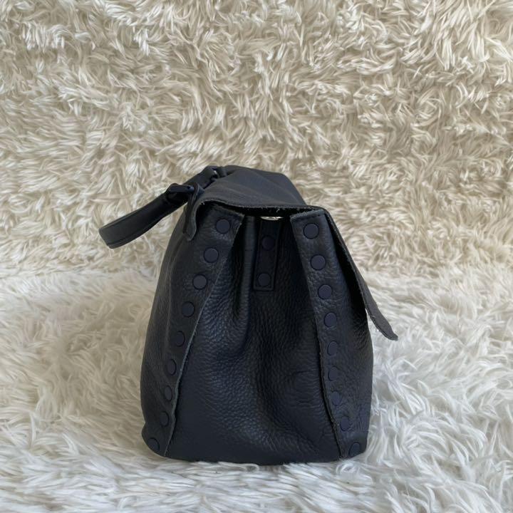 低価再入荷 保存袋付 美品✨ザネラート ポスティーナS 2way ショルダーバッグ シボ革 LqOJP-m93716500608 得価限定品