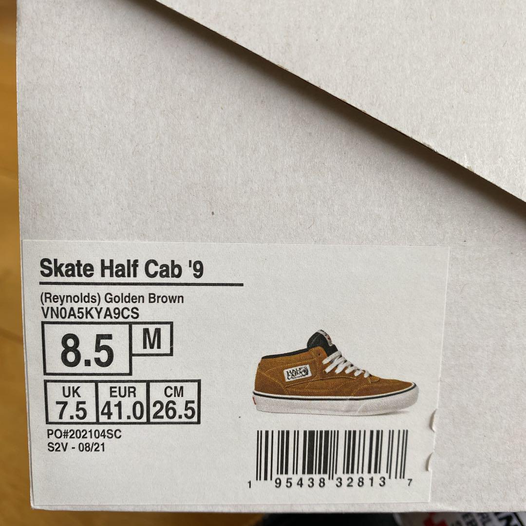 までの 26.5新品 ハーフキャブ ゴールデンブラウン zYNP4-m93718412584 VANS スケート までの