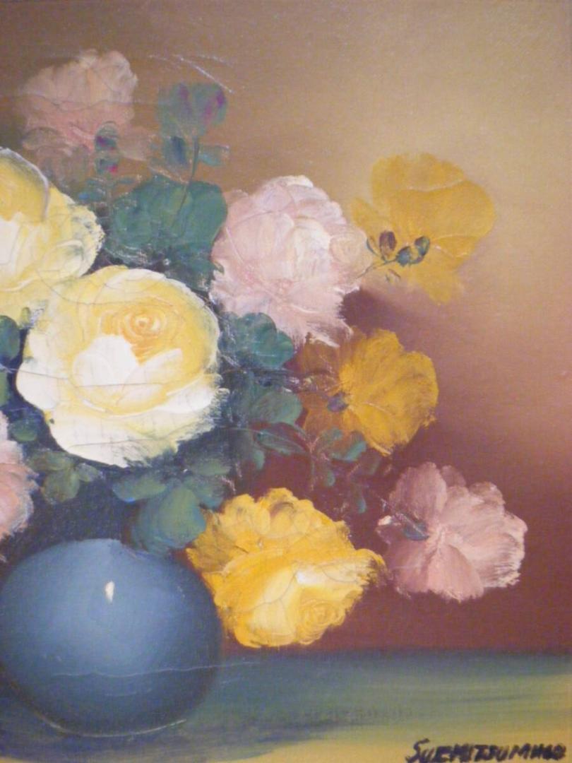 真作】絵画 作者不詳 サイン有 油彩6号 ばら 逸品 S147 絵画 真作】絵画 作者不詳 サイン有 油彩6号 ばら 逸品 S147 絵画