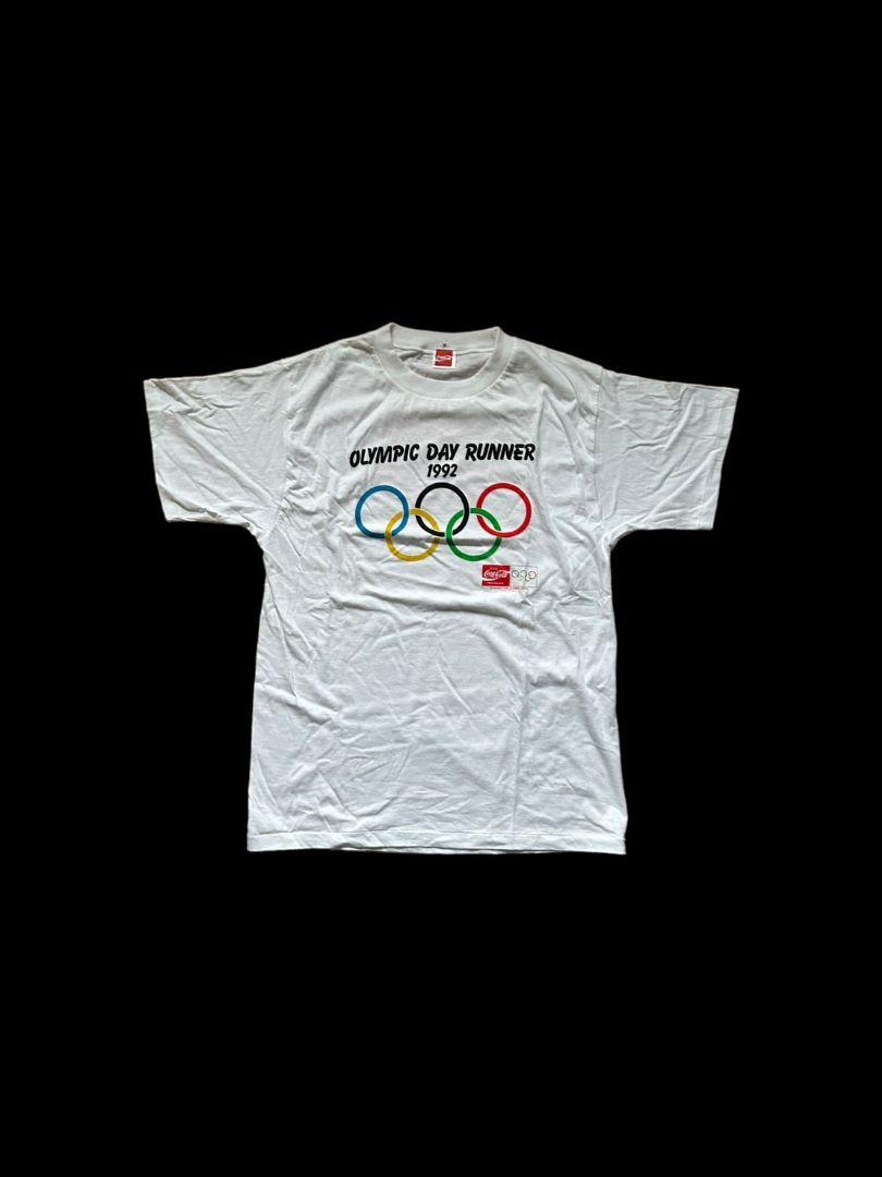 【vintage】 90s coca cola Olympic t-shirt