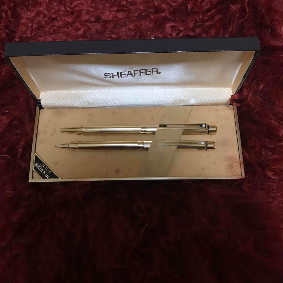 SHEAFFER 23金メッキ シャーペン ボールペン セット 未使用 新品