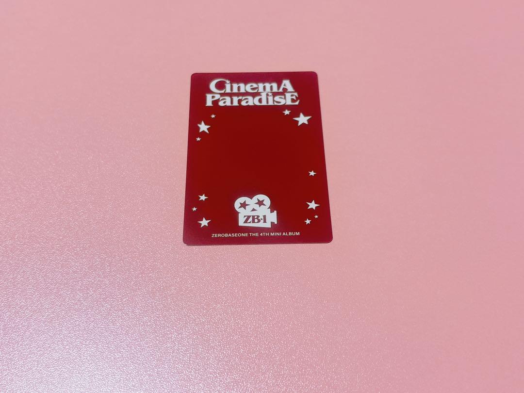 ZB1 cinema paradise ジウン ハンビン トレカ - メルカリ