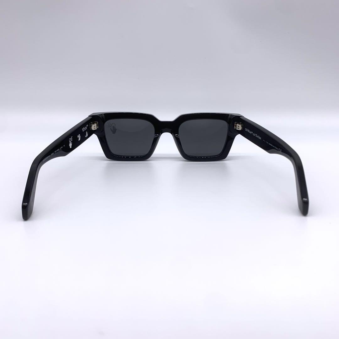 美品 Off-White サングラス OW40001U 02A ブラック