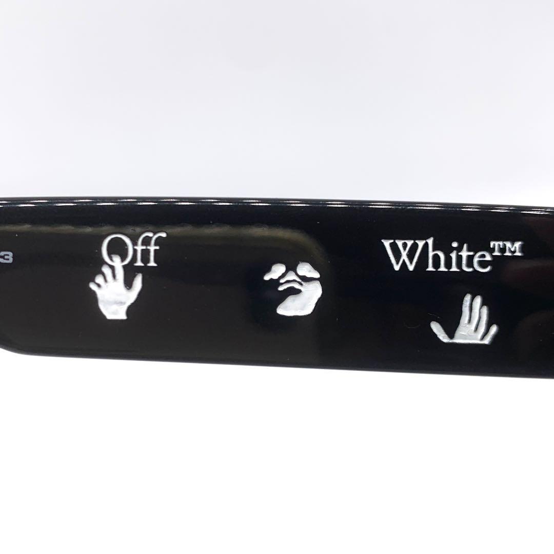 美品 Off-White サングラス OW40001U 02A ブラック