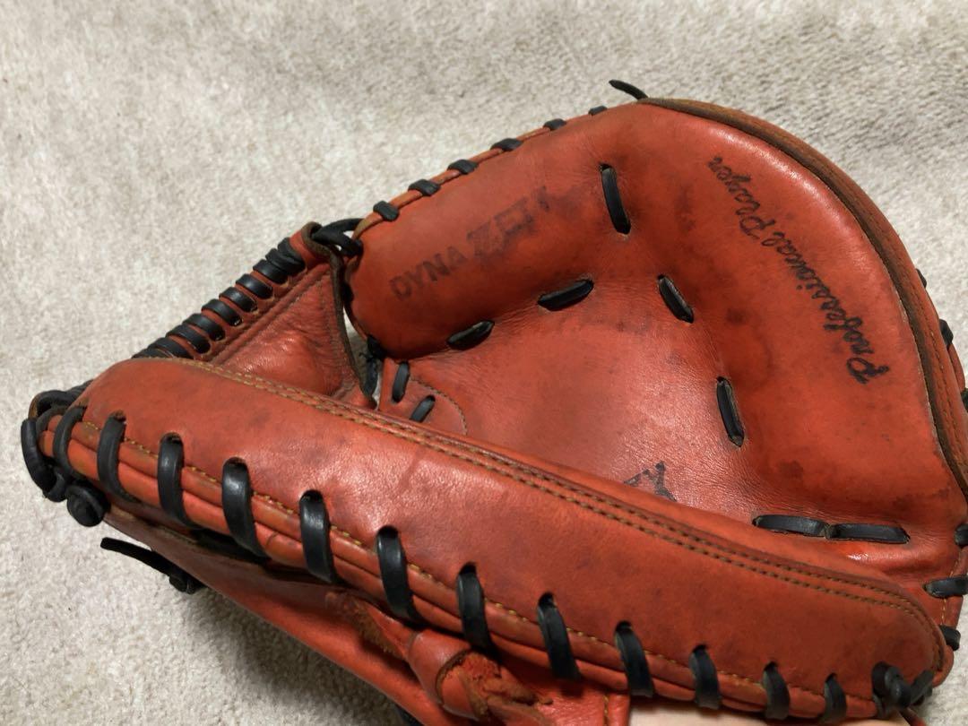 キャッチャーミット　矢野モデル　zett グローブ　グラブ　ミット　野球　革製