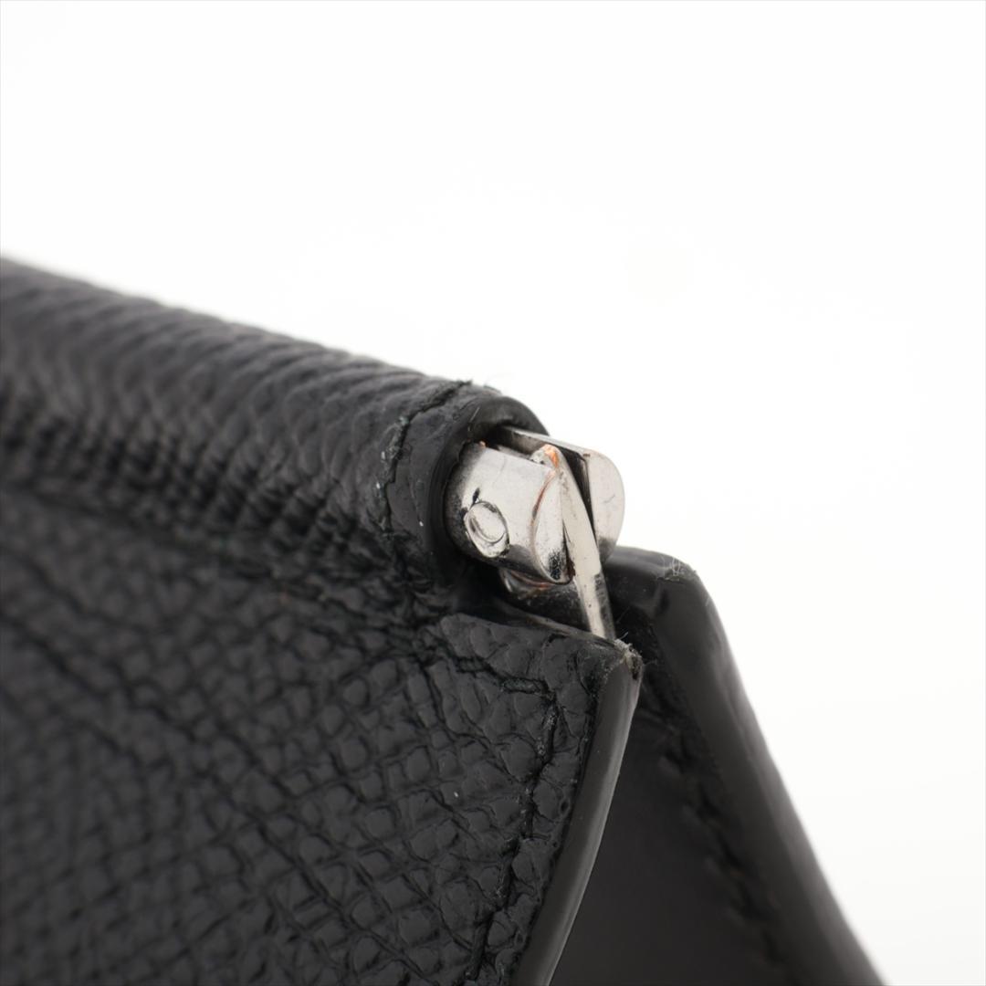 Margiela メゾン マルジェラ 4ステッチ レザー マネークリップ 黒