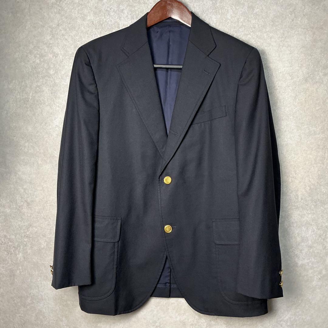 美品 J.PRESS PEPPIN MERINO 金ボタン 紺ブレザー