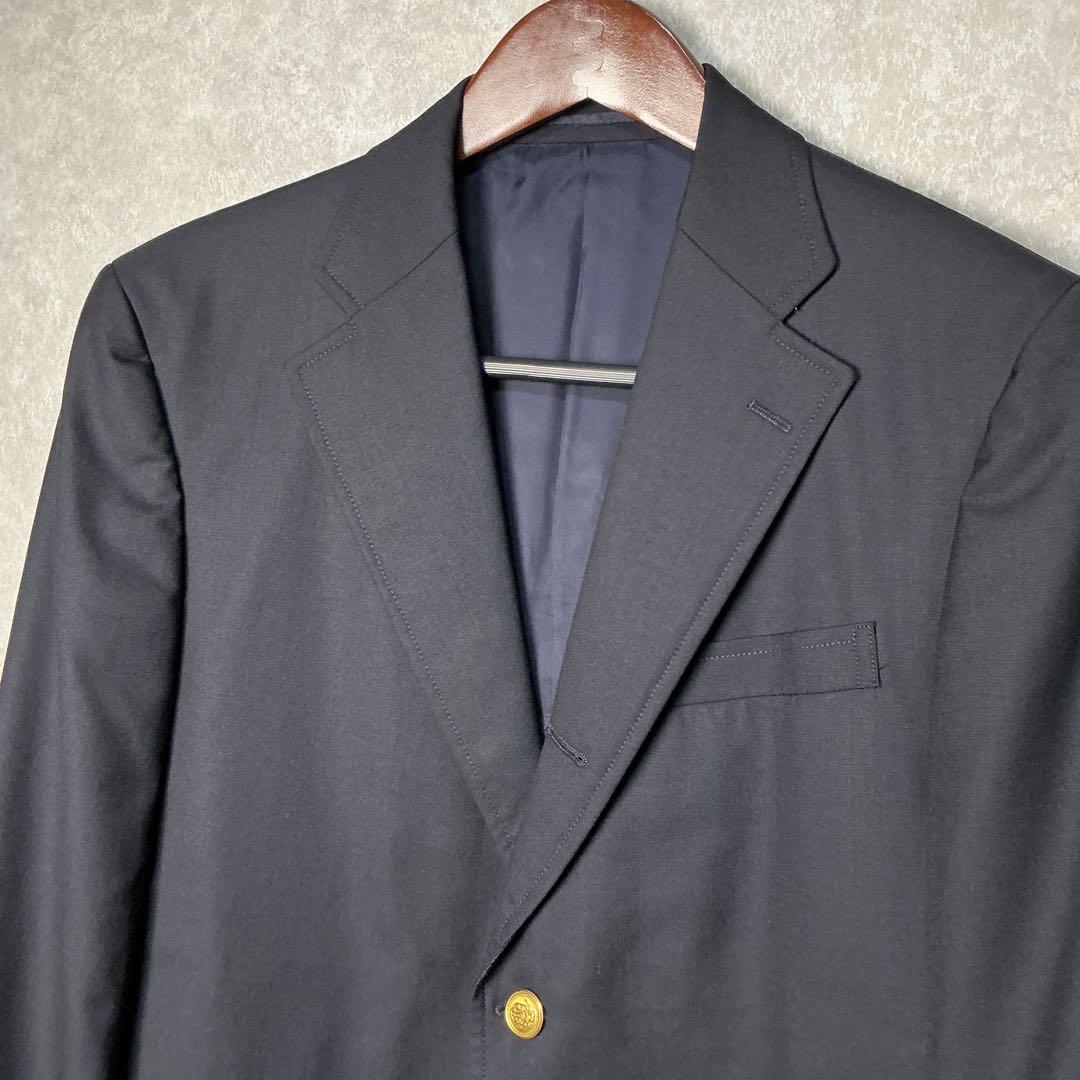 美品 J.PRESS PEPPIN MERINO 金ボタン 紺ブレザー