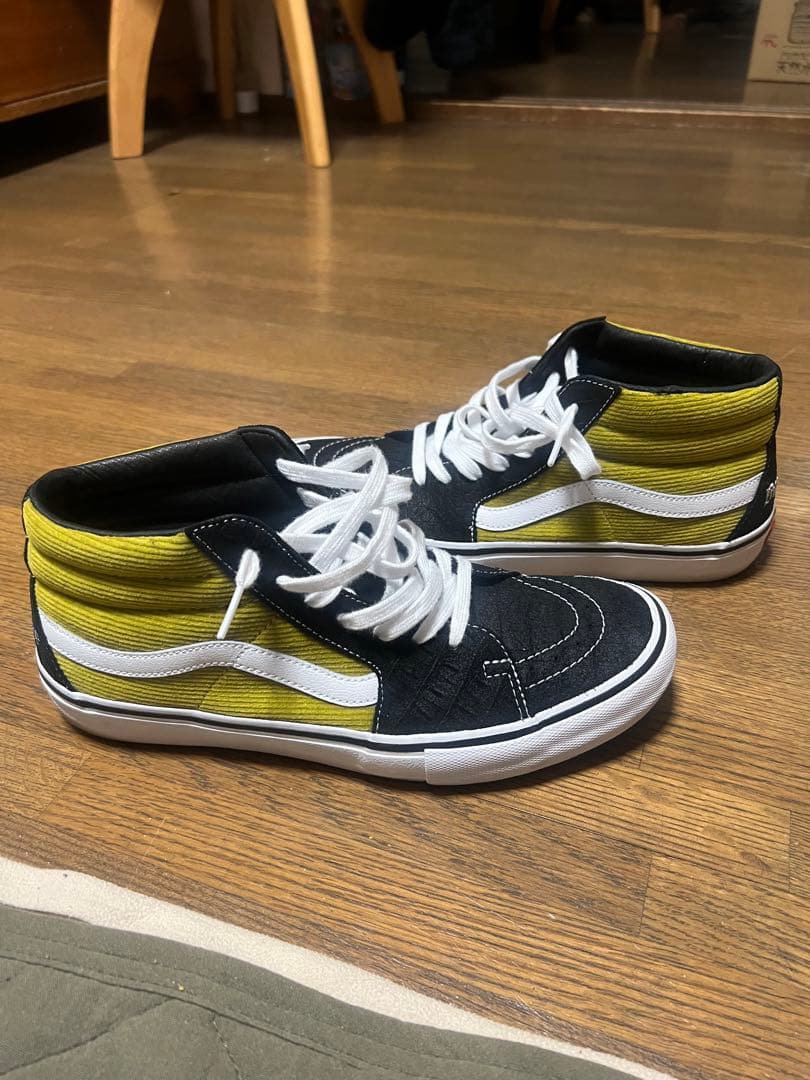 Vans Sk8-Mid Supreme Crocodile Corduroy靴