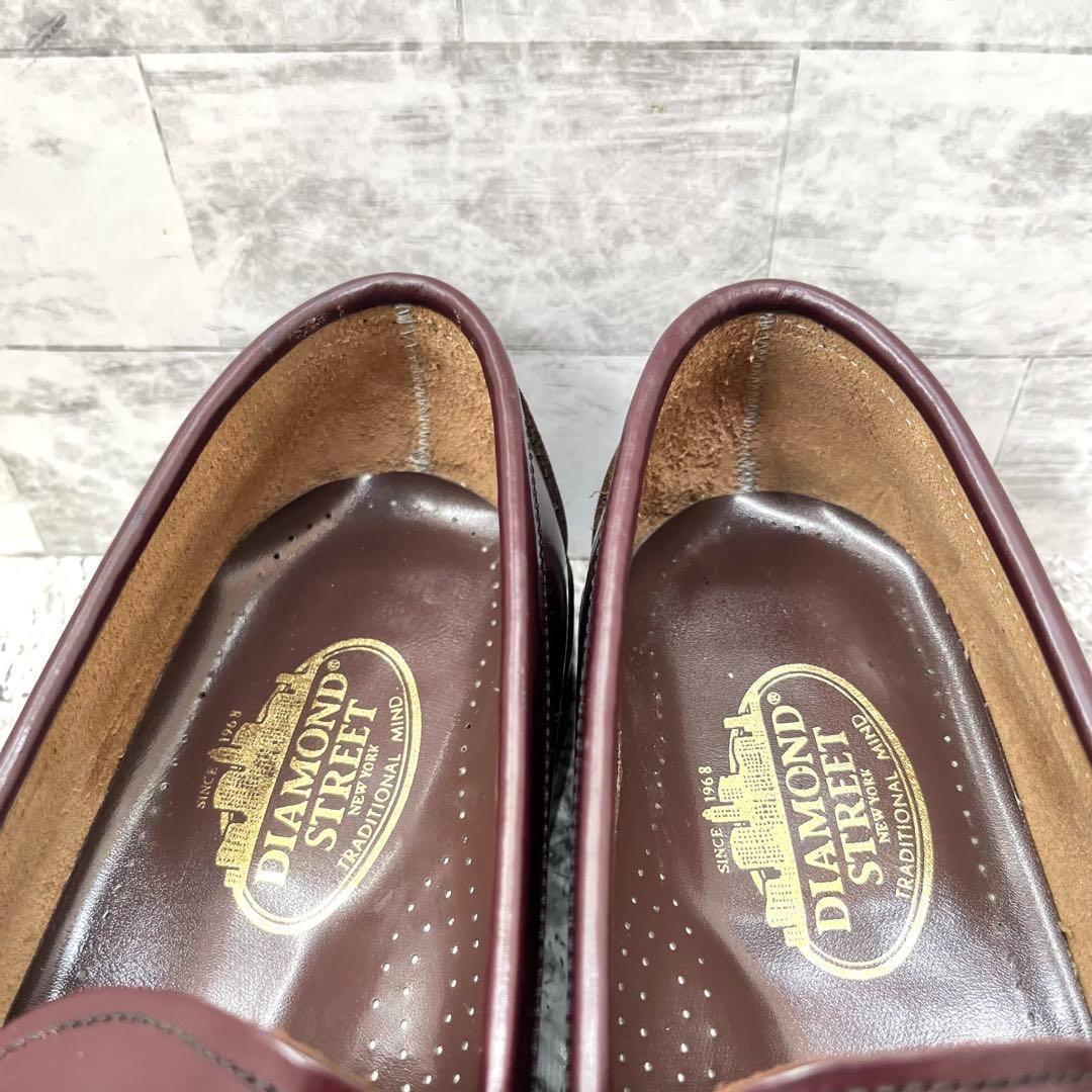 美品✨ ダイヤモンドストリート タッセルローファー ブラウン 本革 26cm
