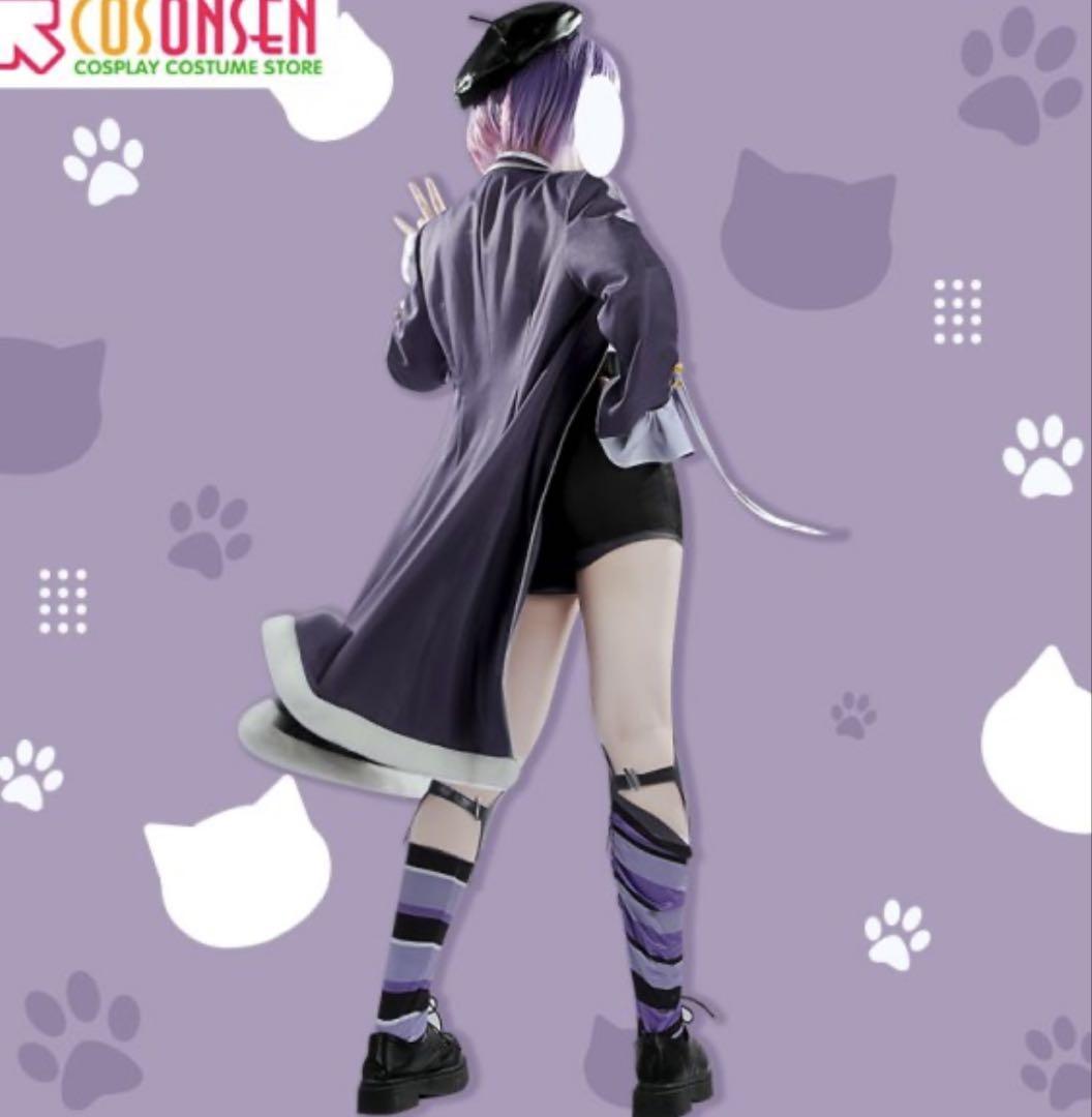 最終値下げ 猫又おかゆ チェシャ猫 コスプレ フルセット 靴付き