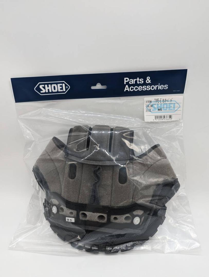 1) SHOEI TYPE-E センターパッド　M5　4512048436650