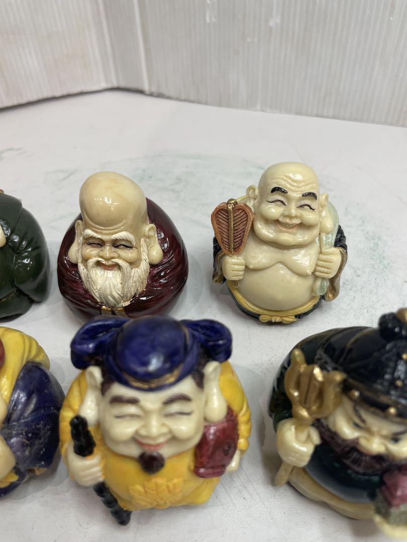 七福神 土鈴フィギュア 縁起物 陶器 【七福神鈴セット】