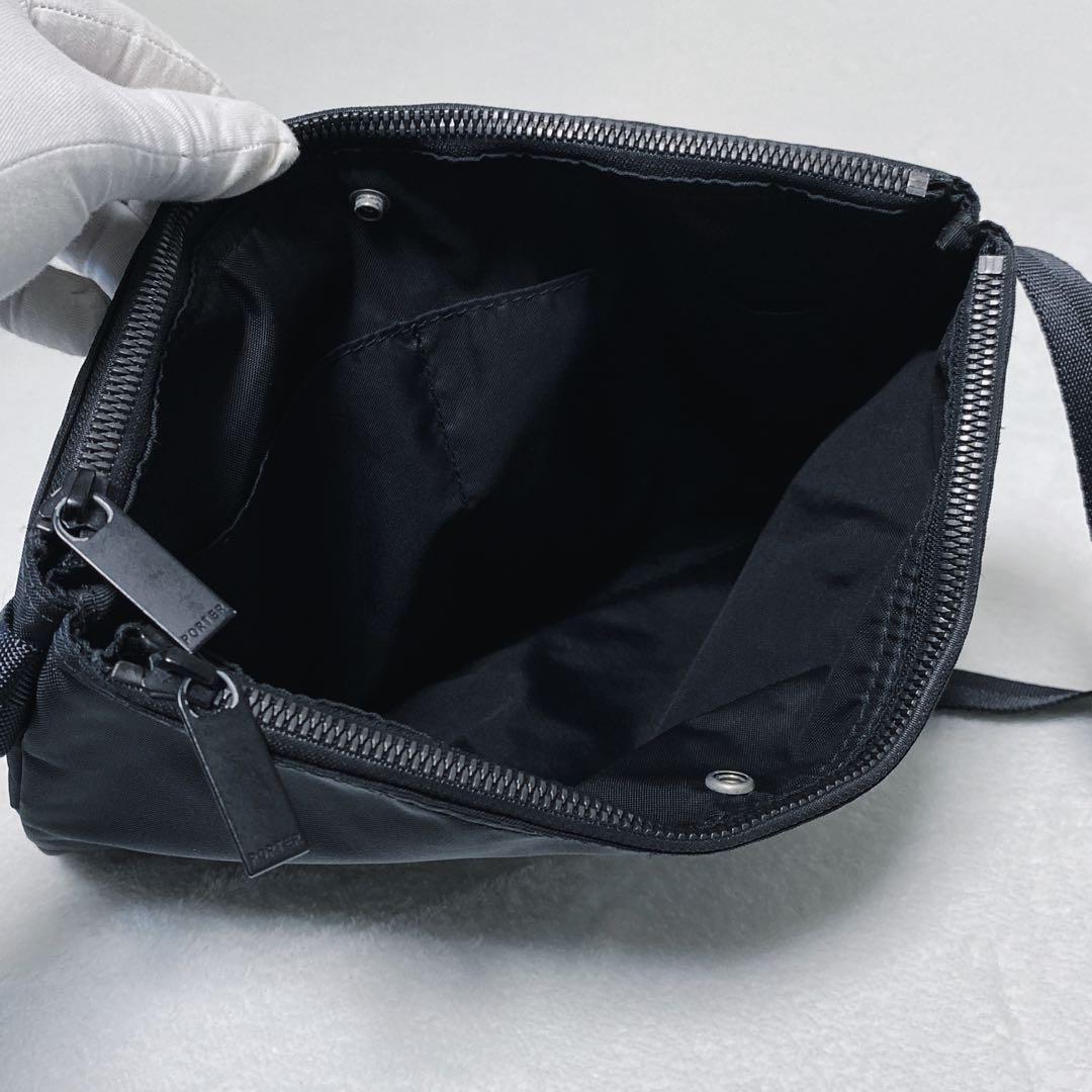 【冬バーゲン★特別送料無料！】 廃盤品 PORTER ブラック サコッシュ ジョイン JOIN ポーター バッグ