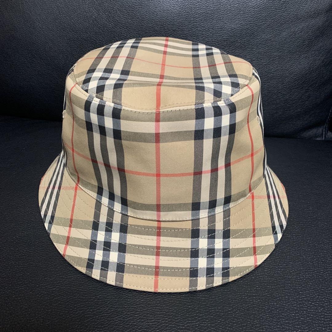 BURBERRY ヴィンテージ チェック バケハ - メルカリ
