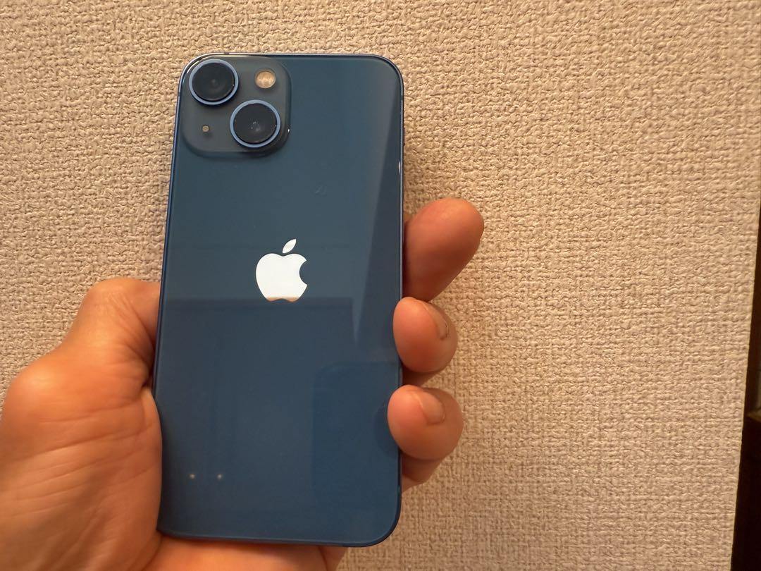 希少 超美品 iPhone 13 mini 256GB 純正レザーカバー付き
